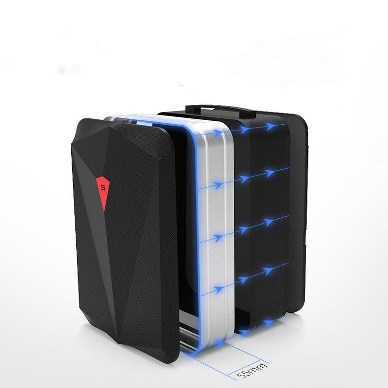 Sarah Express Alloy Frame Hard Shell Tech Backpack