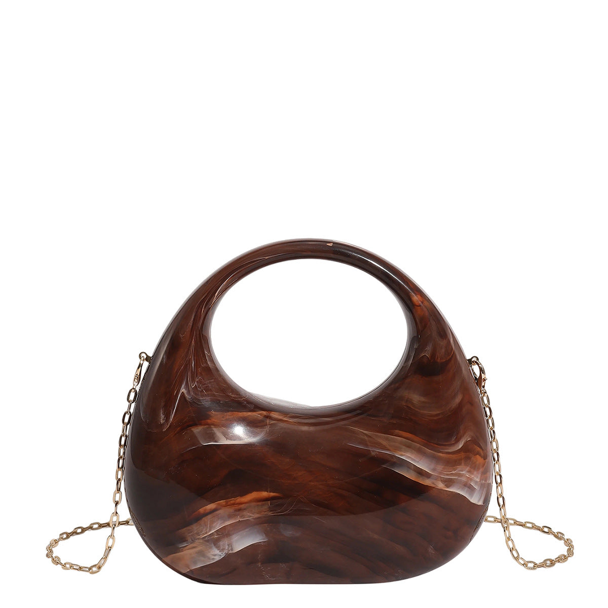 Sarah Express Moon Shaped Acrylic Box Evening Bag