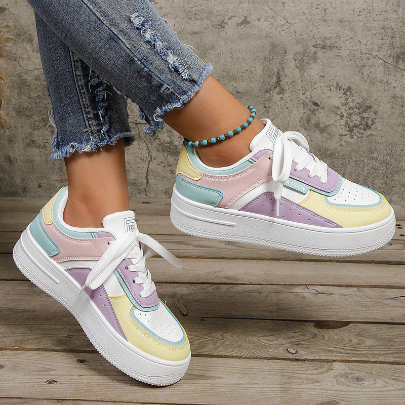 Sarah Express Breathable Round Toe Slip-On Sneakers