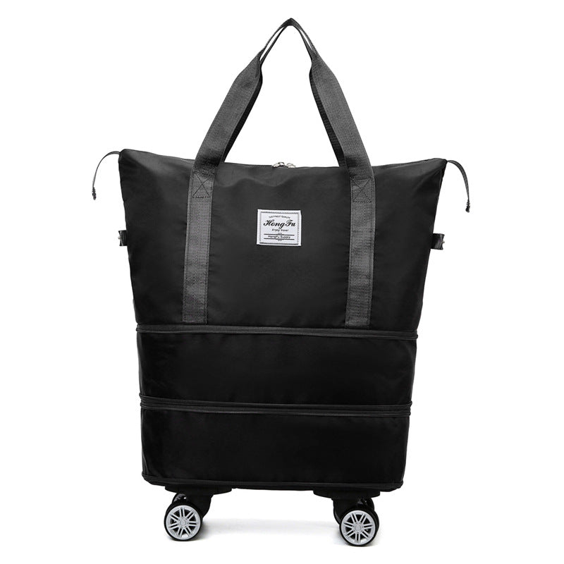 Sarah Express Universal Wheel Travel Bag With Separation Black