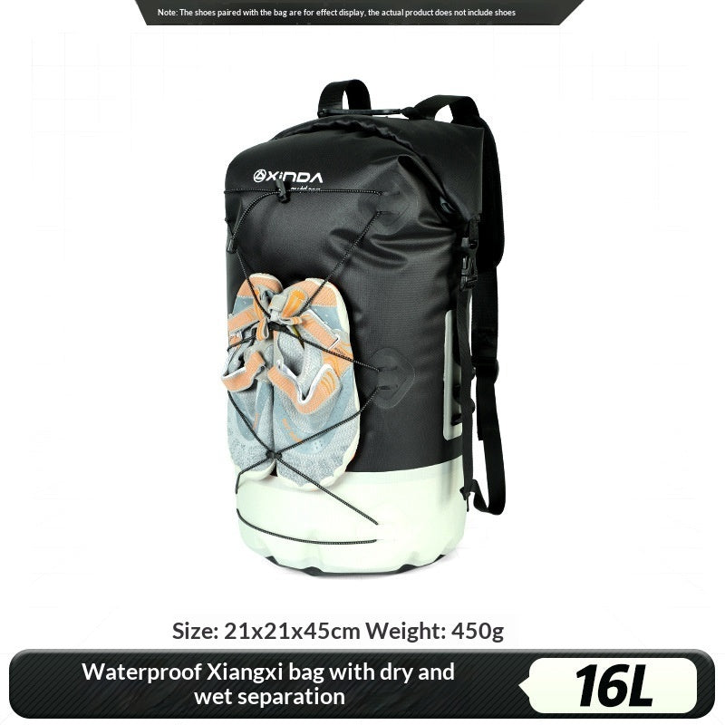 Sarah Express IPX7 Waterproof Adventure Backpack Black 16L
