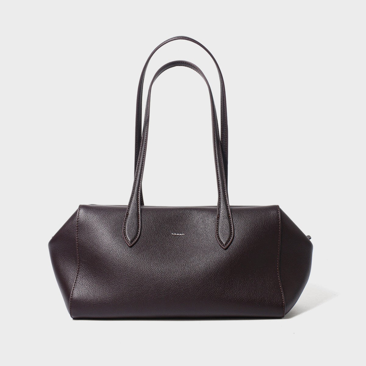 Sarah Express Solid Leather Tote Business Commuter Handbag