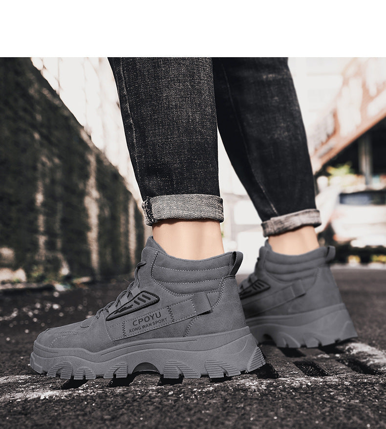 Sarah Express Men's High-Top Waterproof Casual Work Boots