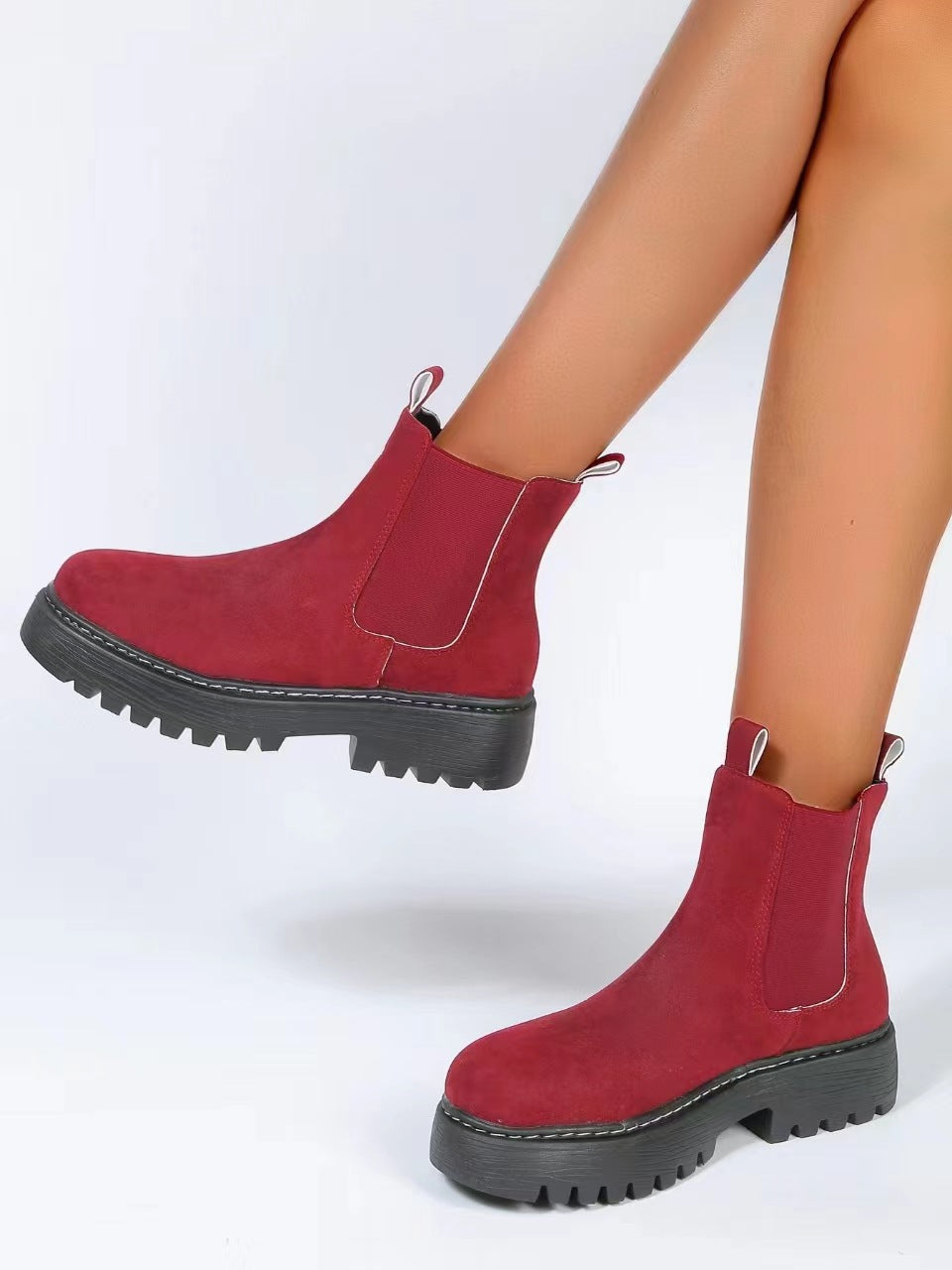 Sarah Express Women's Classic Platform Chelsea Boots