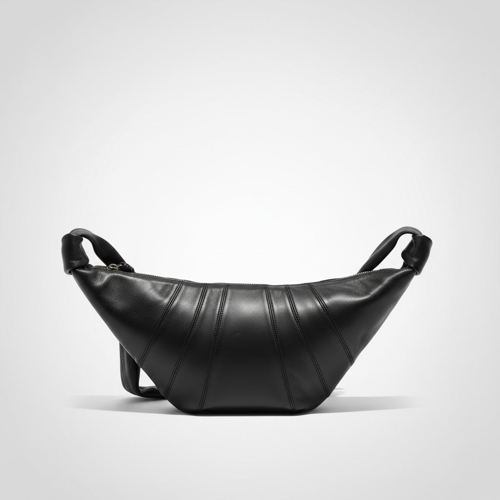 Sarah Express Sheep Leather Dumpling Crossbody Bag