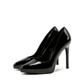 Sarah Express Pointed Toe Stiletto Platform Dress Heels Black