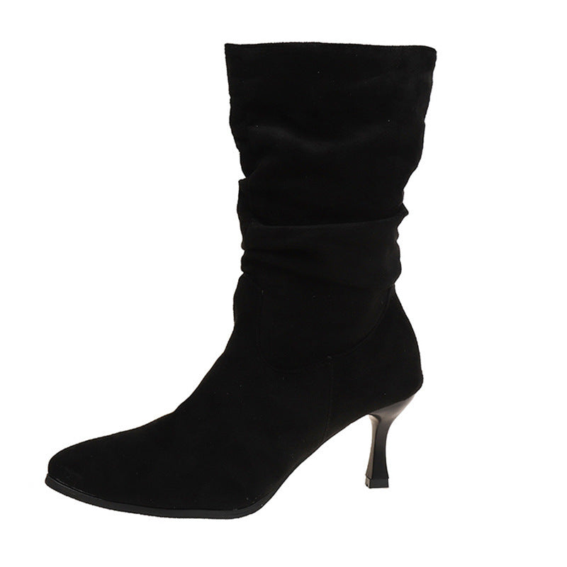 Sarah Express Pointed-Toe Stiletto Ankle Boots