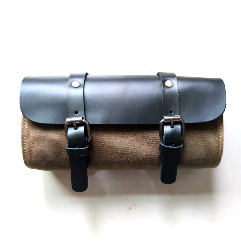 Sarah Express Retro Canvas Messenger Bag With Rivets
