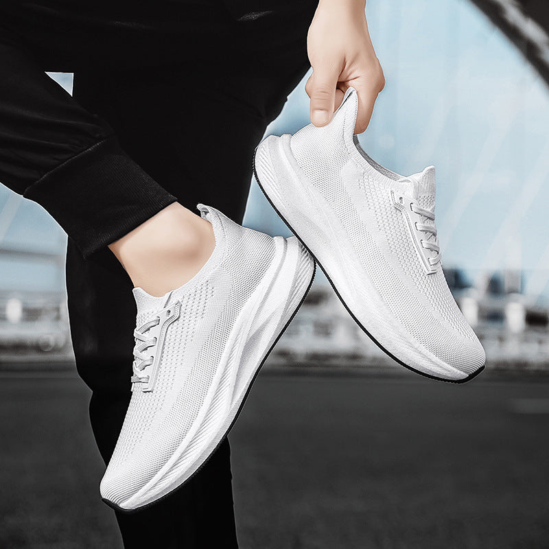 Sarah Express Men's Wide-Toe Breathable Mesh Sneakers