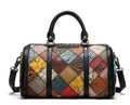 Sarah Express Patchwork Boston Handbag with Shoulder Strap default