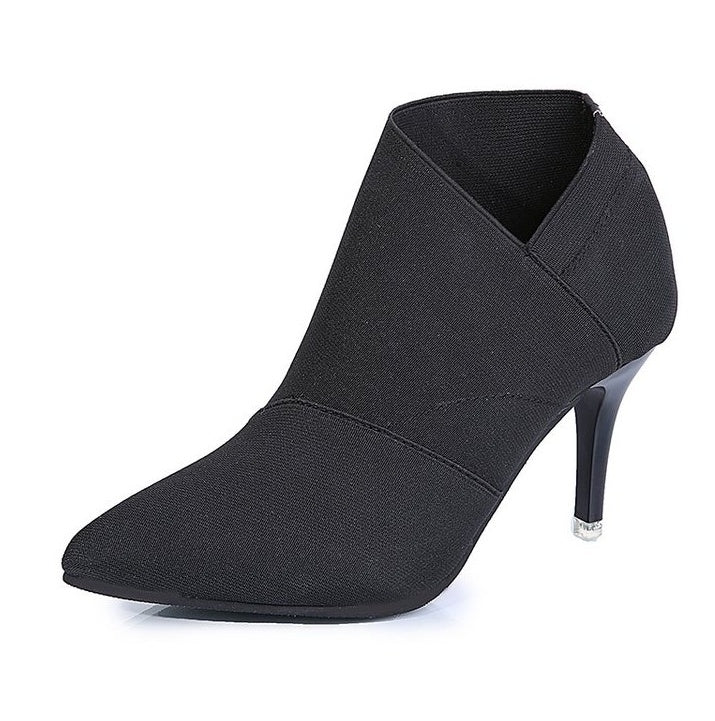 Sarah Express Pointed Toe Stiletto Ankle Boots