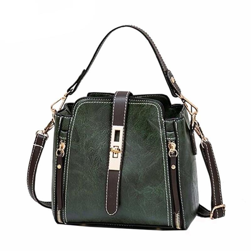 Sarah Express Structured Faux Leather Shoulder Bag