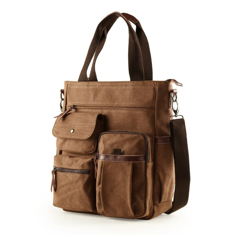 Sarah Express Canvas Business Messenger Briefcase