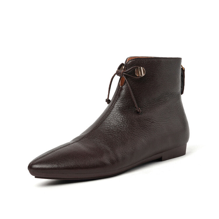 Sarah Express Sheepskin Ankle Boots with Soft Sole