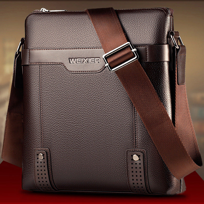 Sarah Express Structured PU Leather Men Messenger Bag