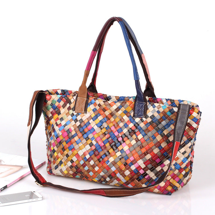 Sarah Express Woven Multi-Color Shoulder Bag