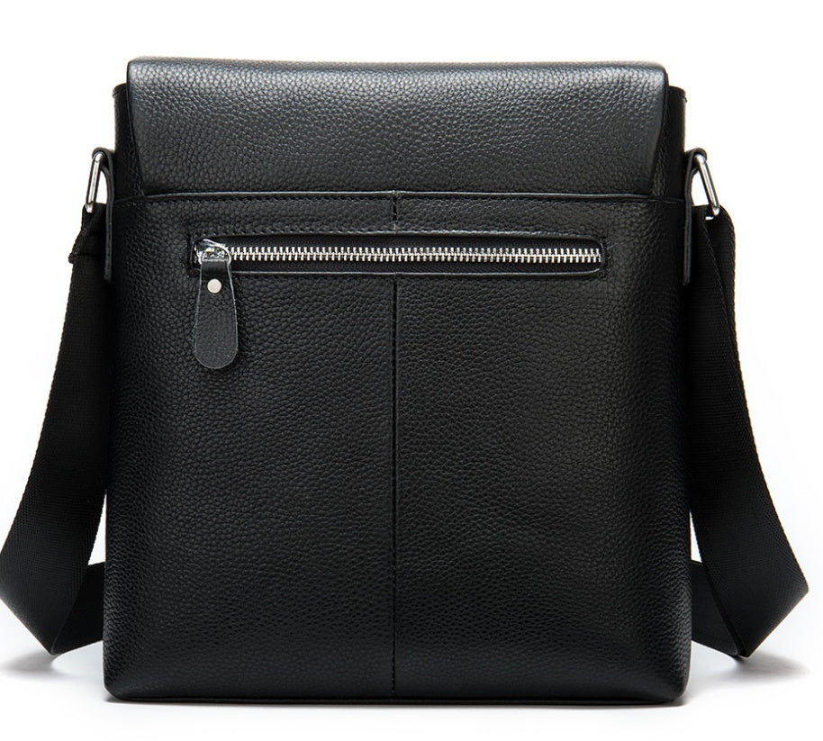Sarah Express Structured Cowhide Leather Shoulder Bag