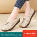 Sarah Express Women's Suede Tassel Flat Moccasin Loafers Creamy white