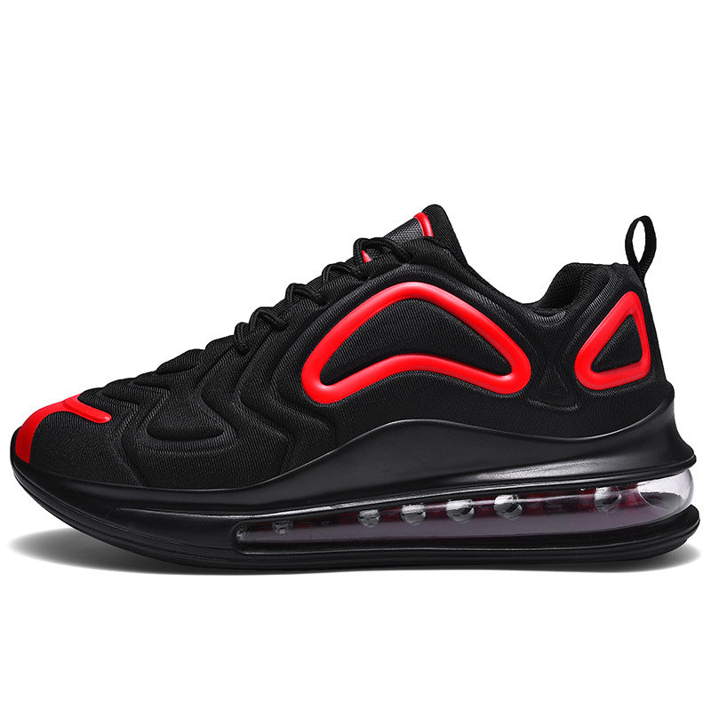 Sarah Express Modern Lightweight Athletic Sneakers Black red