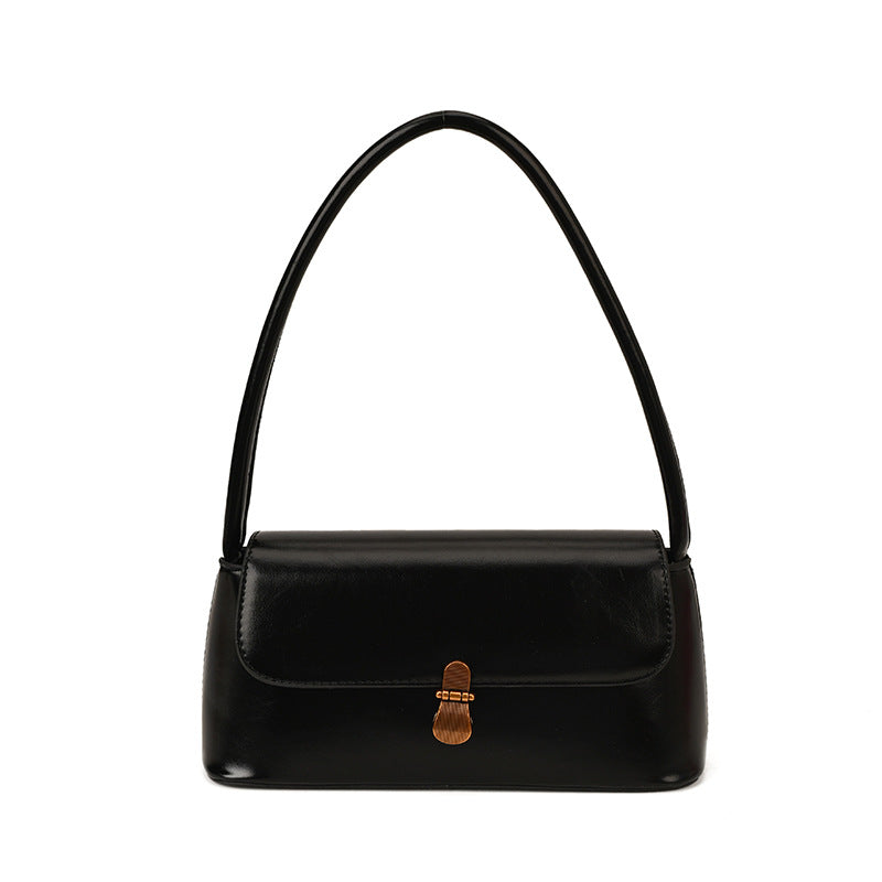 Sarah Express Minimalist Retro Horizontal Square Tote Bag Black
