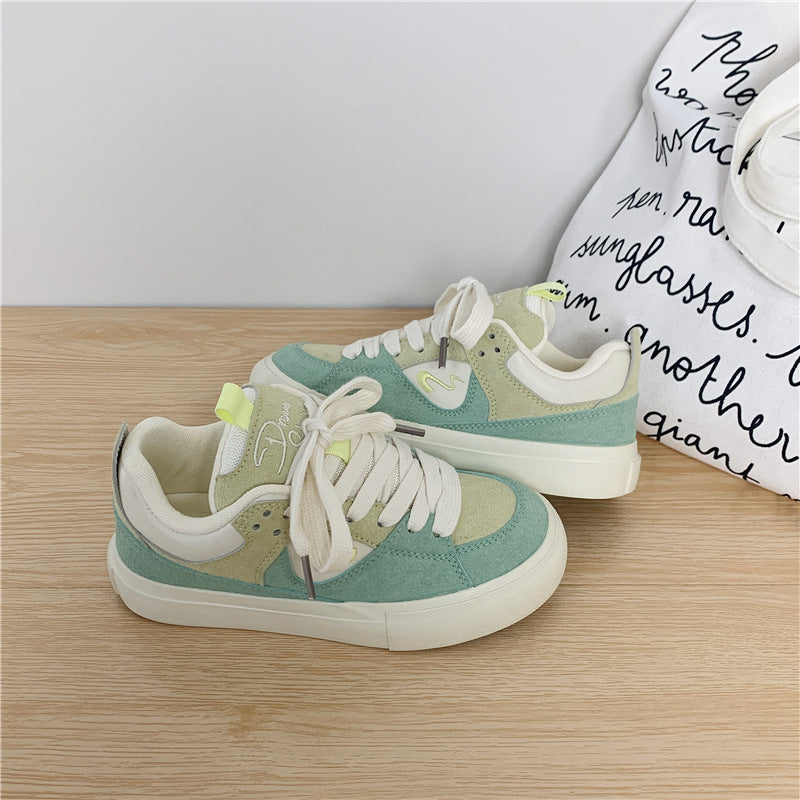 Sarah Express Women's Casual Lace-Up Canvas Sneakers Vivid Chartreuse