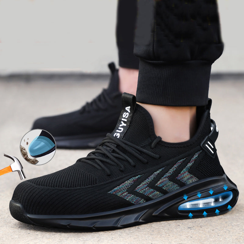 Sarah Express Breathable Steel Toe Work Sneakers