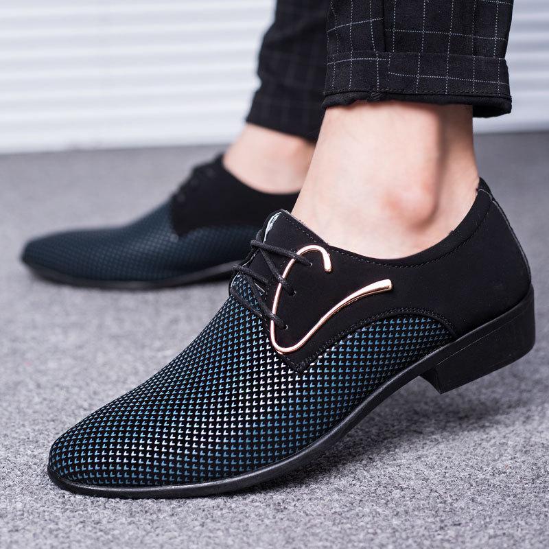 Sarah Express Patterned Men Oxford Dress Shoes