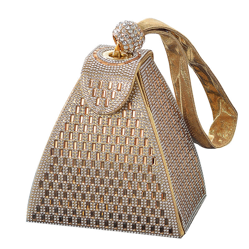 Sarah Express Triangle Rhinestone Banquet Handbag