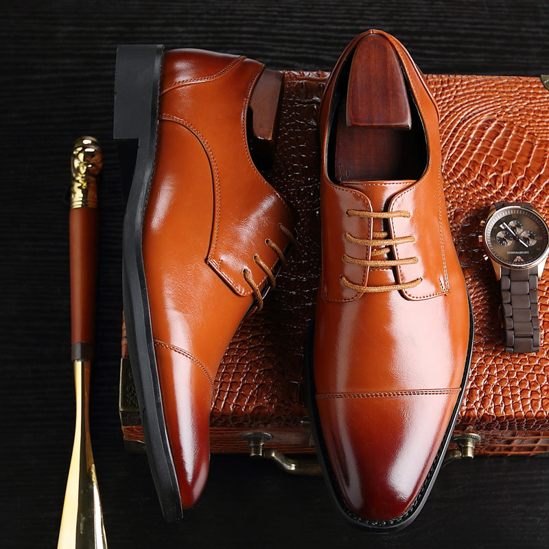 British Style Men's Business Dress Shoes – product detail alternate view 3