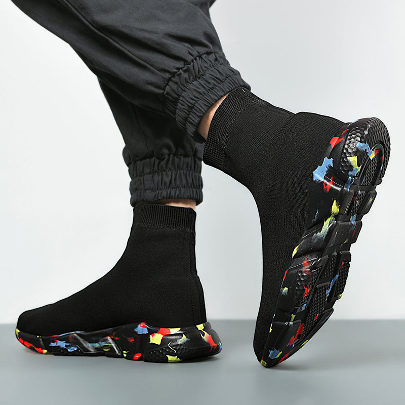 Sarah Express Women's Elastic Sock Sneakers