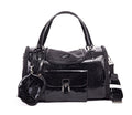 Sarah Express Structured Pet Carrier Handbag Black