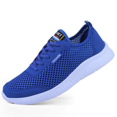 Sarah Express Unisex Lightweight Mesh Casual Sneakers Blue