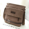 Sarah Express Casual Canvas Crossbody Shoulder Bag Brown