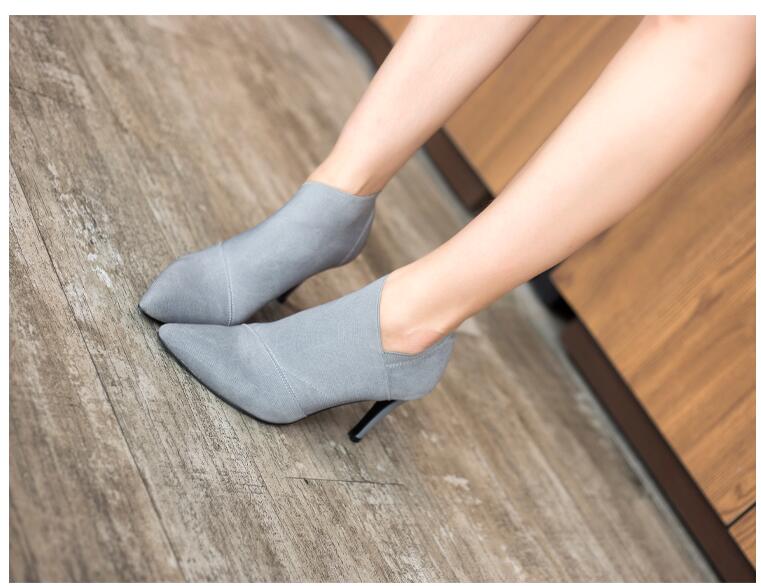 Sarah Express Pointed Toe Stiletto Ankle Boots