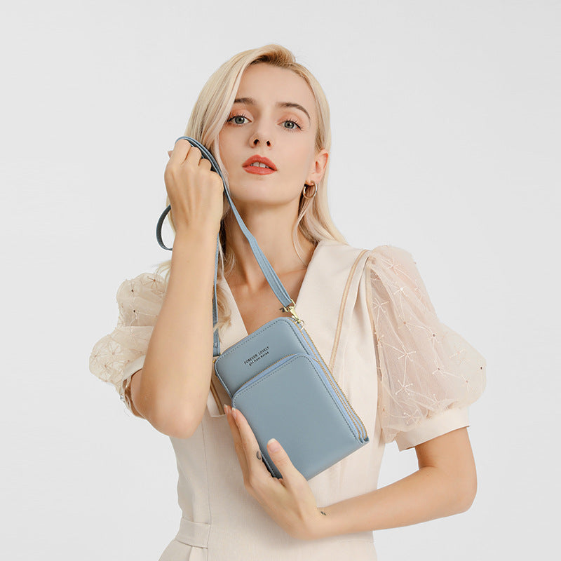 Sarah Express Tri-Fold Multi-Pocket Phone Crossbody Bag