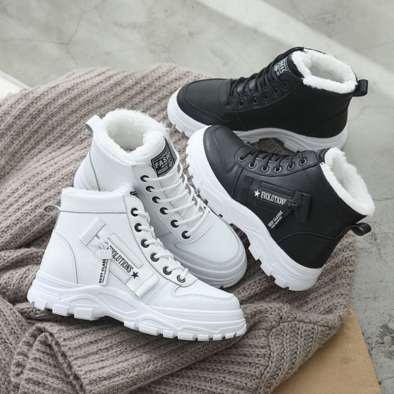Sarah Express Fleece Lined Lace-Up Winter Boots