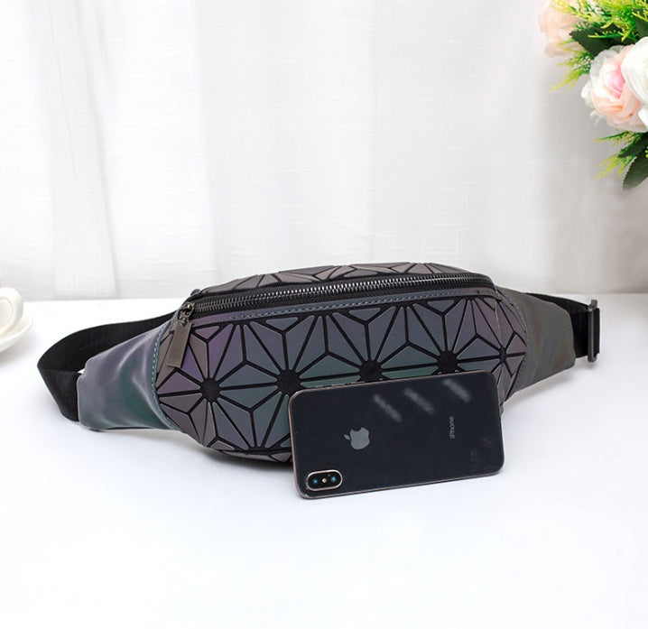 Sarah Express Geometric Pattern Waist Belt Bag