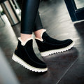 Sarah Express Women's Plush Lined Casual Winter Boots Black