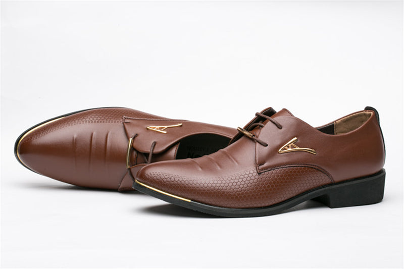 Sarah Express Classic Pointed Toe Formal Dress Shoes