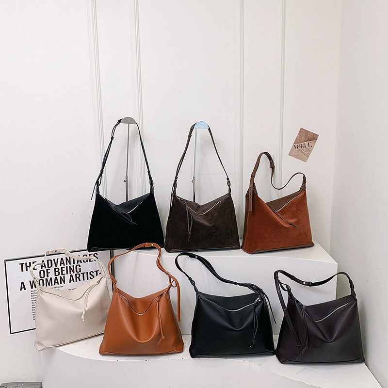 Sarah Express Structured PU Leather Commuter Crossbody Bag