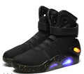 Sarah Express Glowing High Top Men Sneakers Black