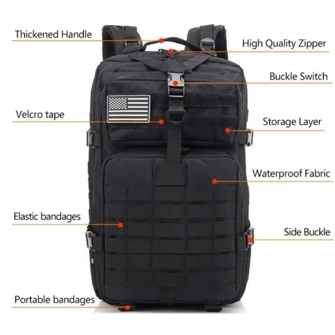 Sarah Express Waterproof Tactical Oxford Commuter Backpack