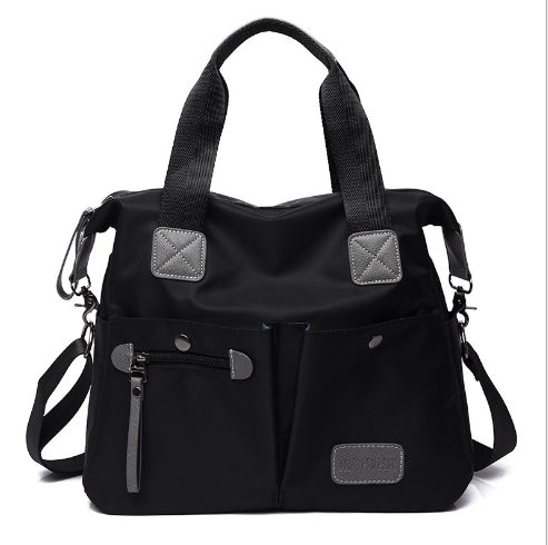 Sarah Express Multi-Pocket Convertible Ladies Shoulder Bag Black