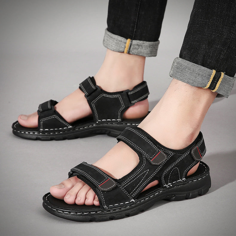 Sarah Express Men's Adjustable Velcro Outdoor Sandals