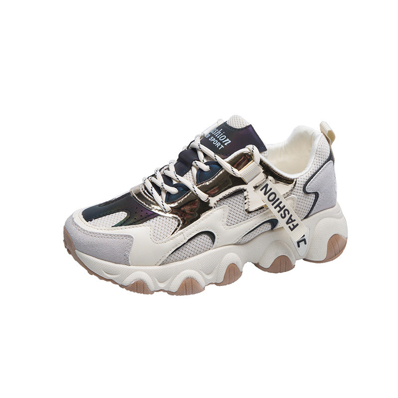 Sarah Express Breathable Mesh Chunky Platform Sneakers