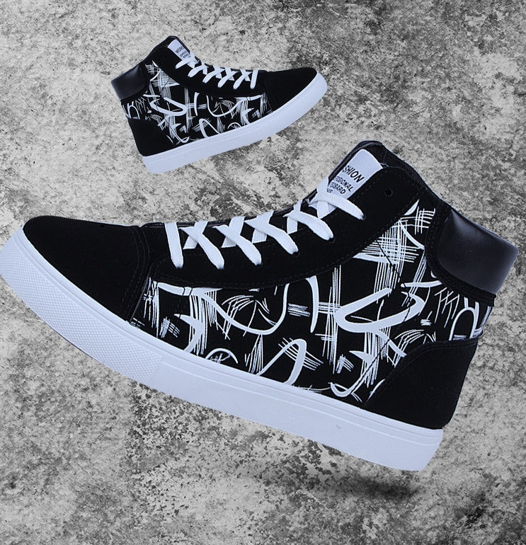 Sarah Express Graphic Print High Top Sneakers