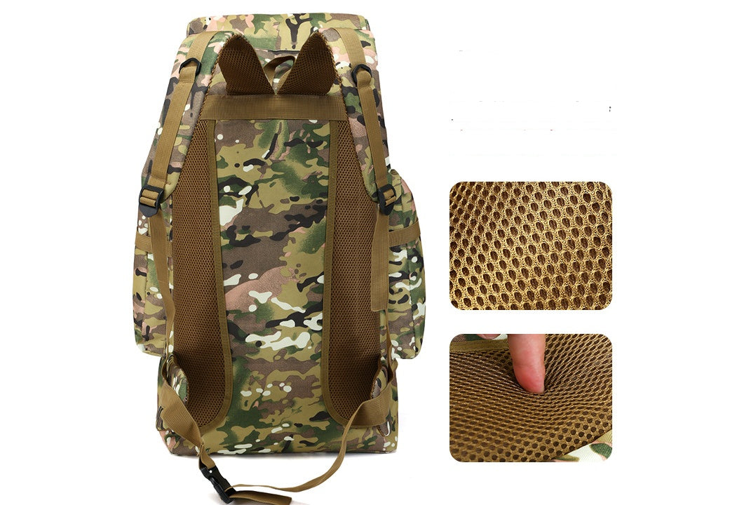 Sarah Express Camo Canvas Travel Backpack