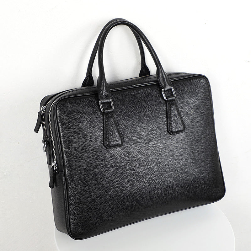 Sarah Express Professional Leather Business Commute Briefcase