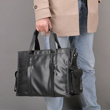 Sarah Express Genuine Leather Business Commute Briefcase