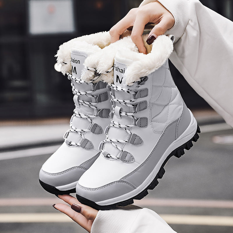 Sarah Express Women's Casual High-Top Winter Snow Boots